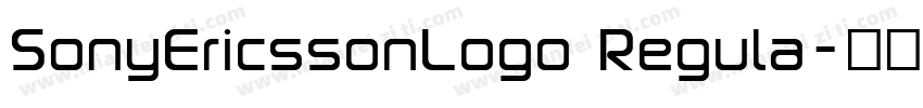SonyEricssonLogo Regula字体转换